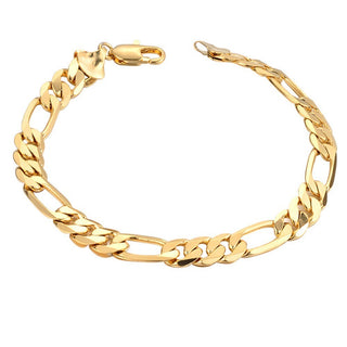 Sideways Real Gold Plating 18K Gold Plating Bracelet